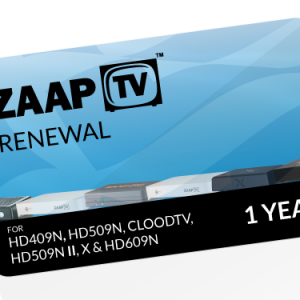ZAAPTV 1 Year Renewal Voucher GREEK