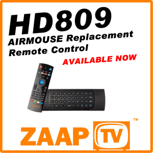 ZAAPTV HD809 Air Mouse Remote Control